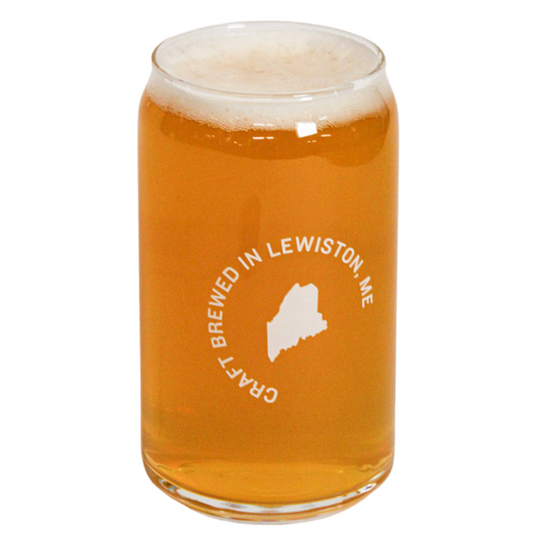 Can-Shaped Pint Glass