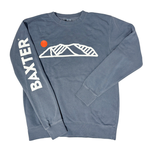 Baxter Brandmark Crewneck - Slate Blue