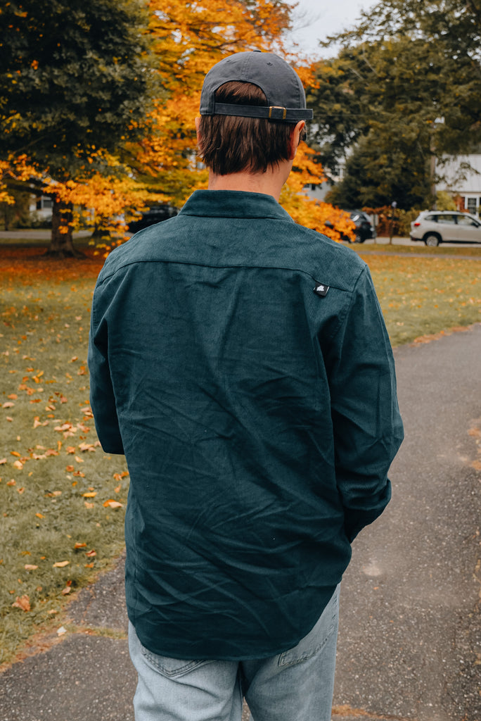 Green Corduroy Flannel