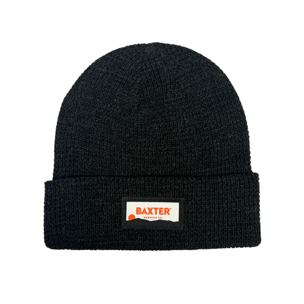 Charcoal Waffle Knit Beanie