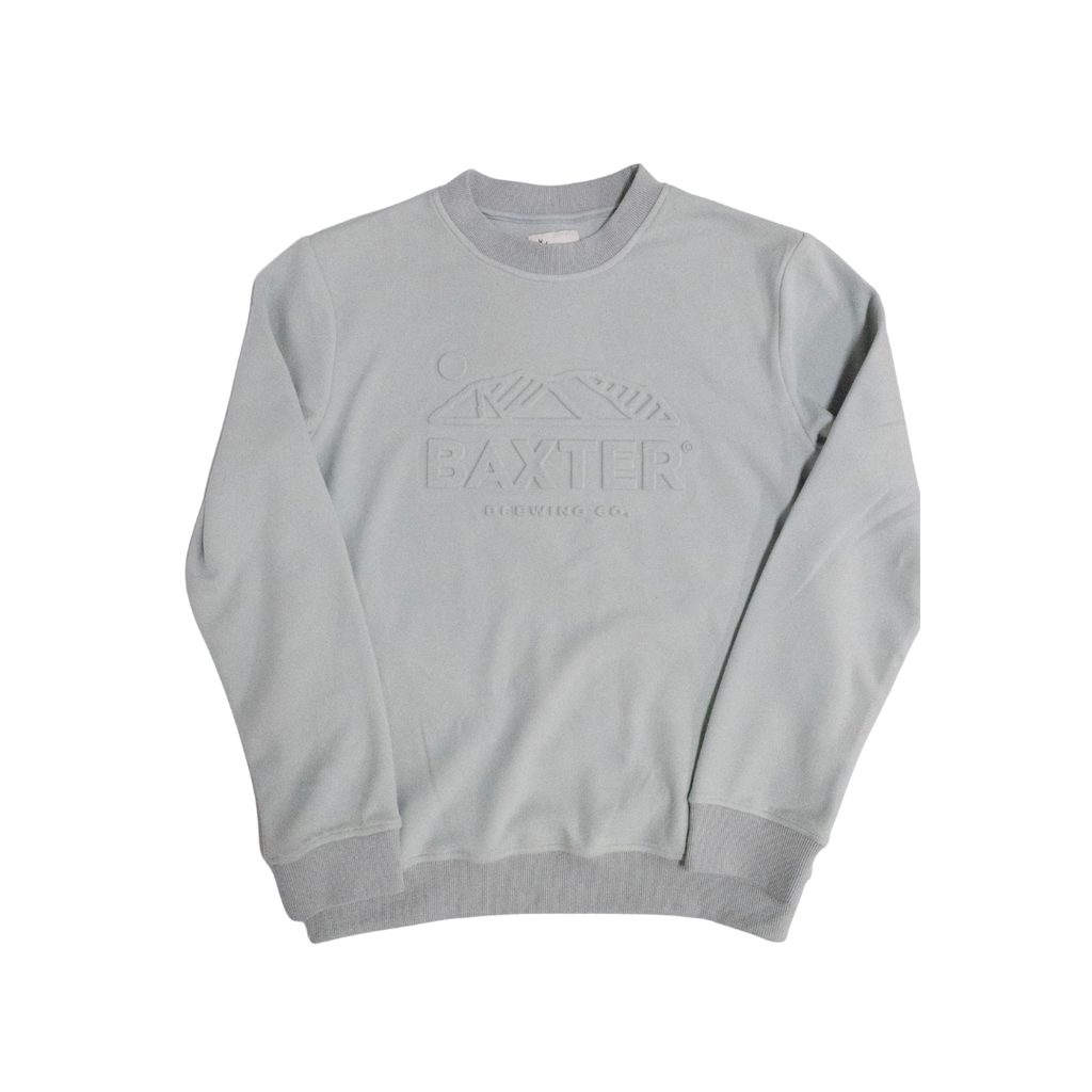 Embossed Seafoam Crewneck