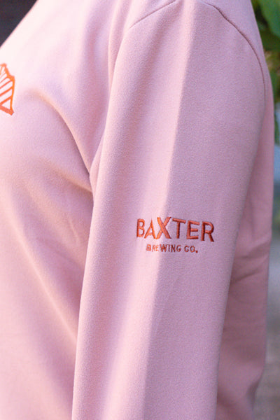 Embroidered Salmon Crewneck
