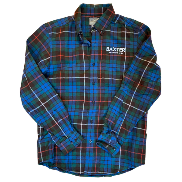 LL Bean Hunter Embroidered Flannel